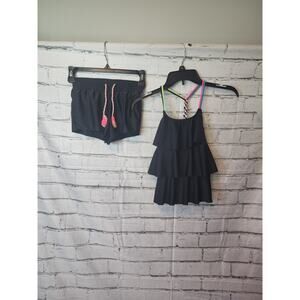 Justice Girls 2 Piece Bathing Suit Size 10